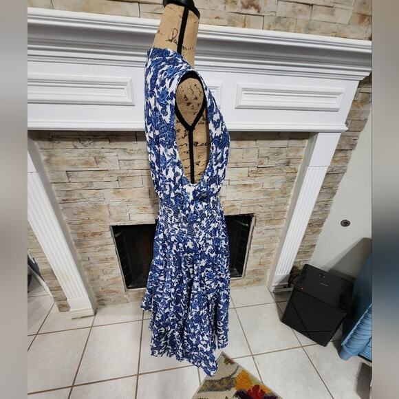 Chelsea & Theodore Paisley Peasant Maxi Sundress Smocked Waist Plus size 2X new - Picture 9 of 12